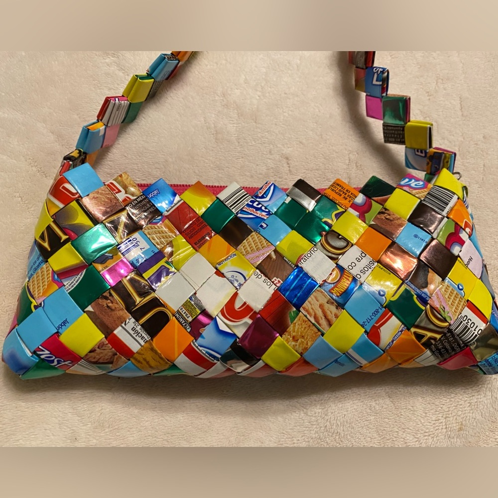 90s Candy Wrapper Metallic Purse.